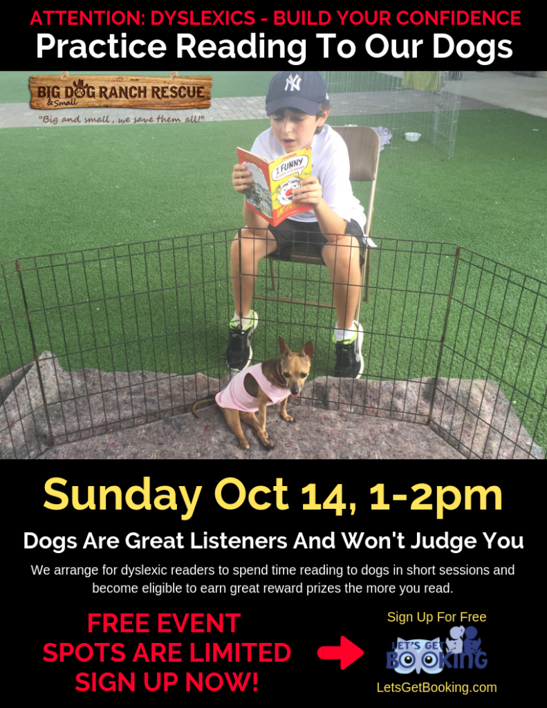 Big Dog Ranch Rescue Reading To Dogs