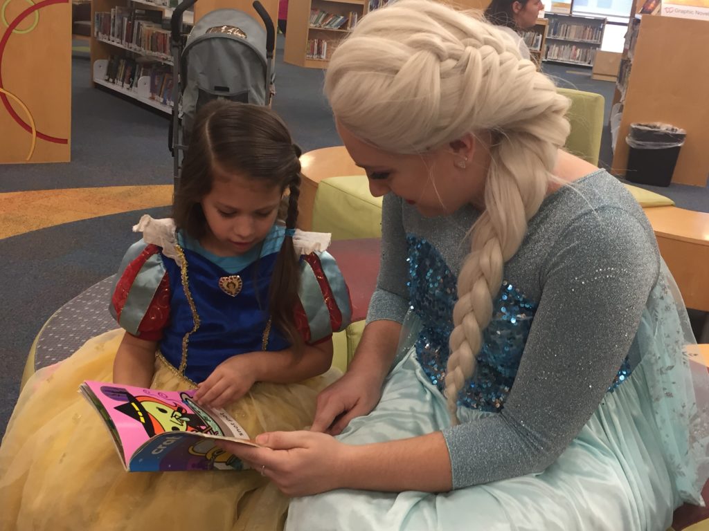 Reading To A Princess At Mandel 1